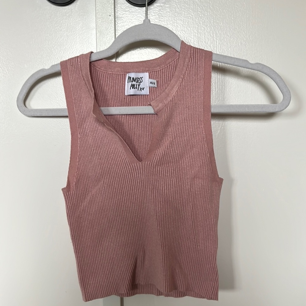 pink Princess Polly tank top